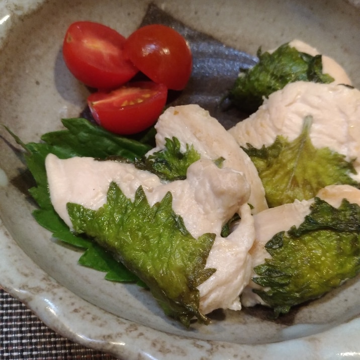 紫蘇香る☆鶏むね肉の青じそ焼き
